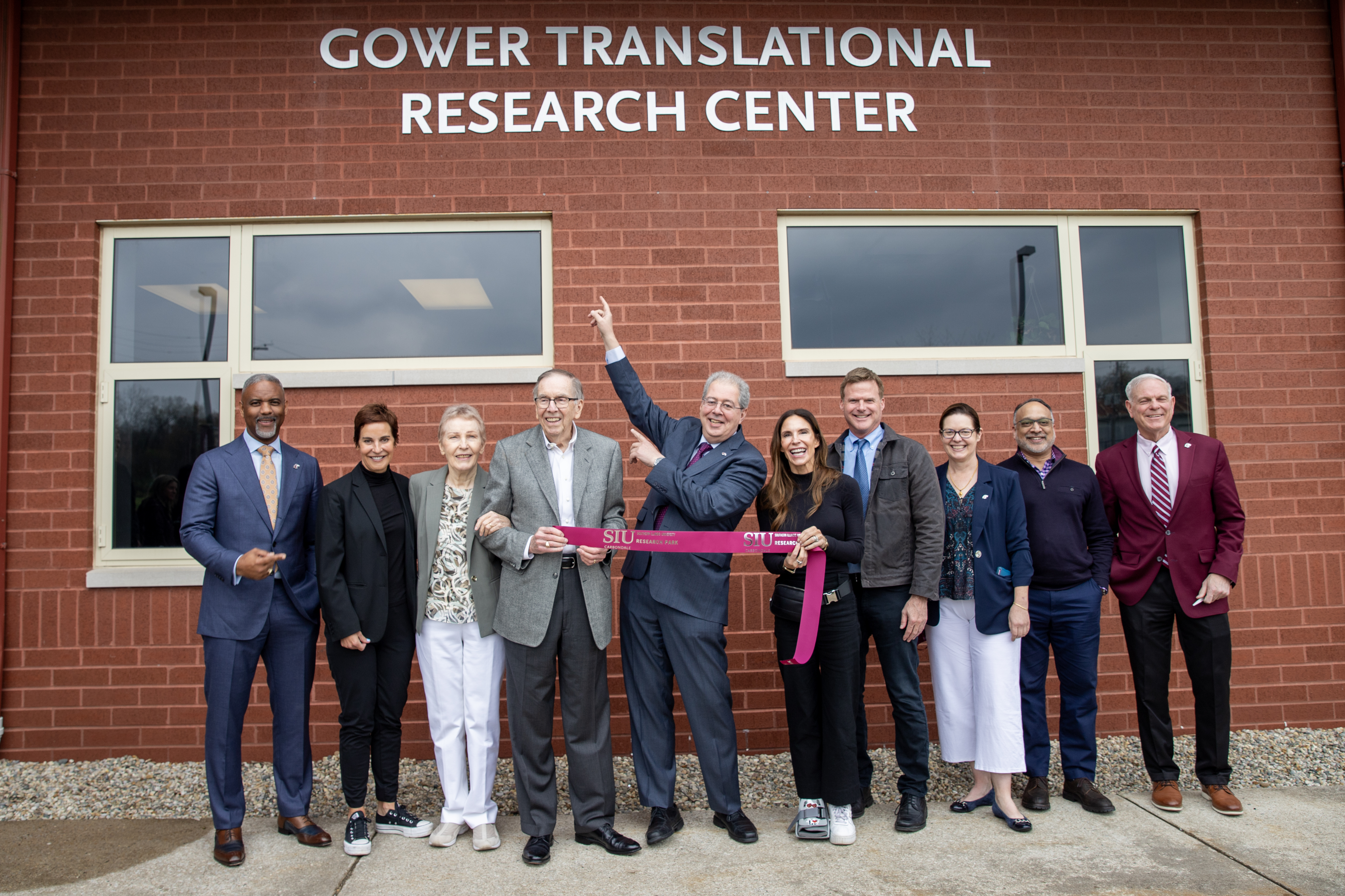 Ribbon cutting of the Gower Translational Research Center