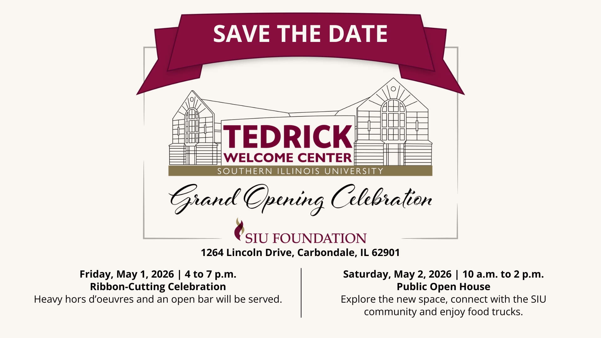 Tedrick Welcome Center Grand Opening